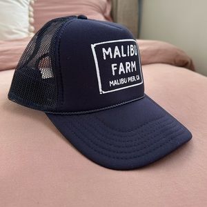 Navy Blue Malibu Farm Trucker Hat